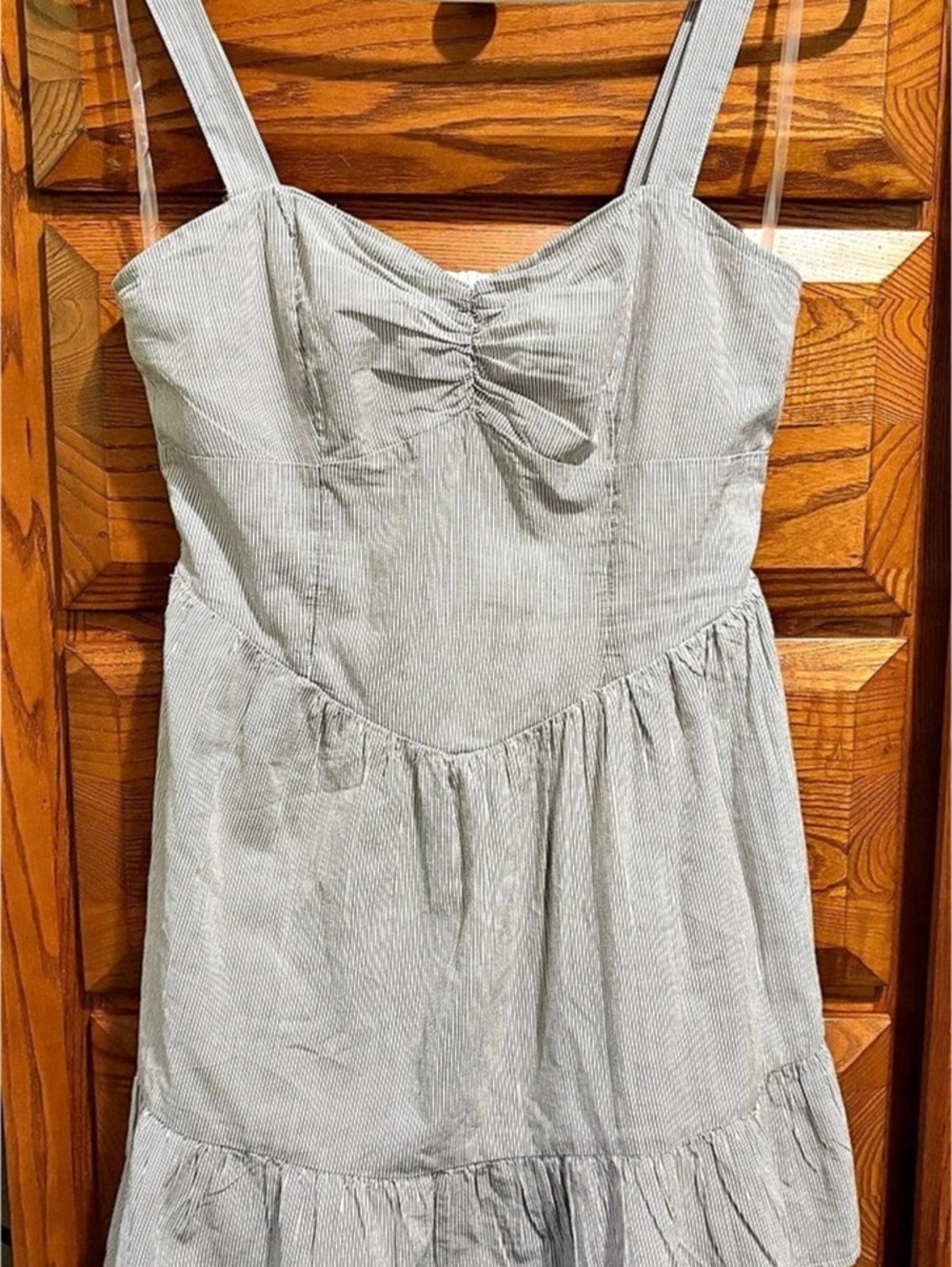 American Eagle Striped Mini Dress in White & Black Size XS NWT